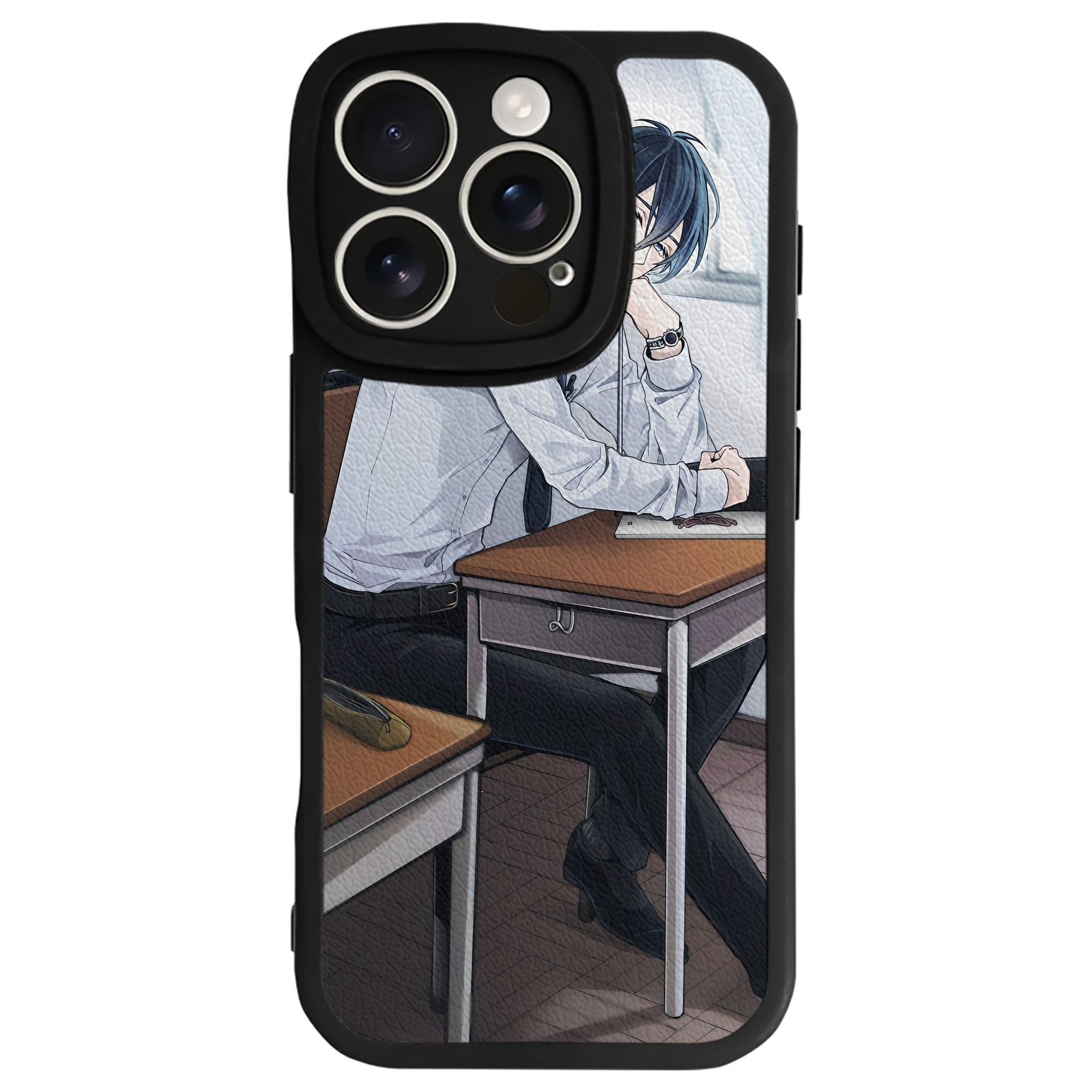 （画像用） 刀剣乱舞 Touken Ranbu 【iPhone 16シリーズ対応】シリコンスマホケース（レザー調） 材質：シリコン